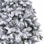 Ёлка «Снежные огни» 210 см, ПВХ с белым напылением 310 ламп LED (1222 ветки)