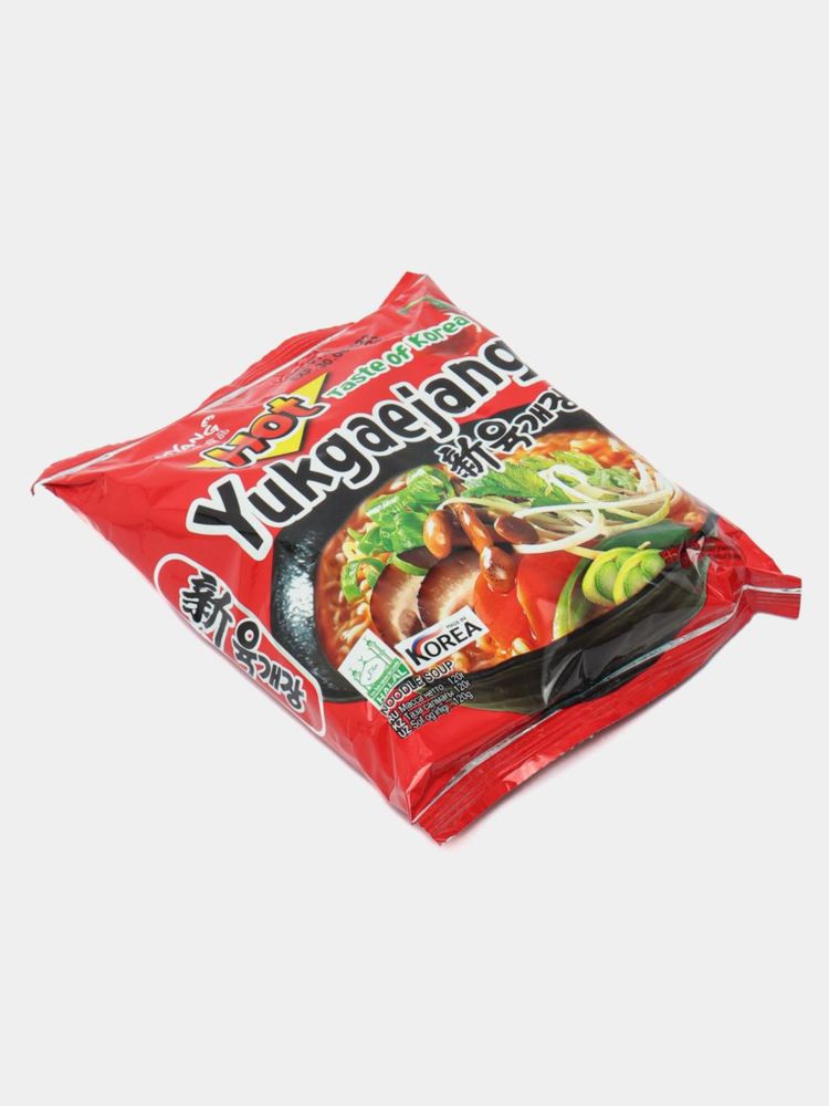 Лапша быстрого приготовления Samyang Yukgaejang 120 г, 5 шт