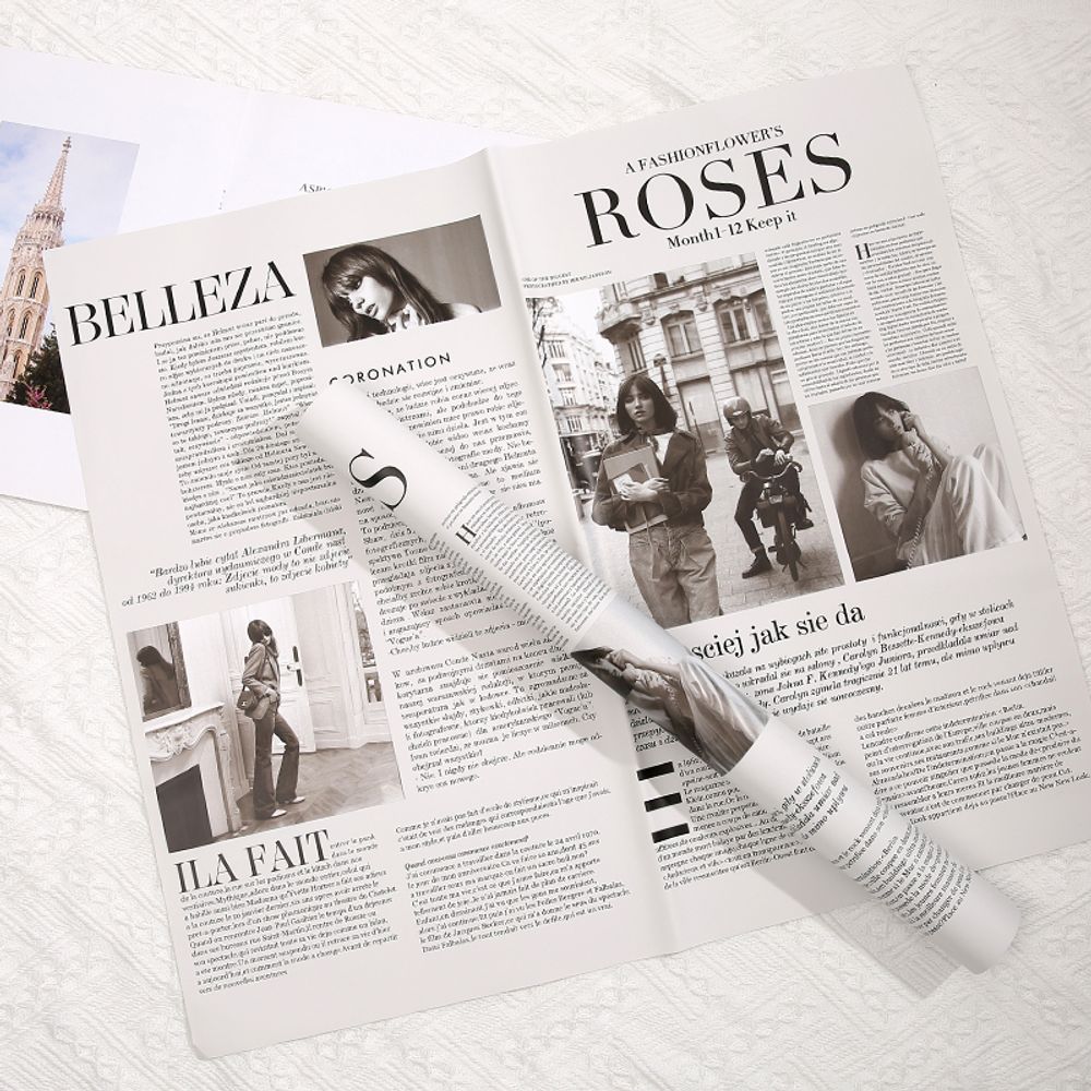 ЛИСТ &quot;Roses&quot; 58*58/20шт СЕРЫЙ