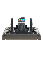 FORTE&PIANO Розетка компьютерная RJ45 кат.5E FP332 серый IEK