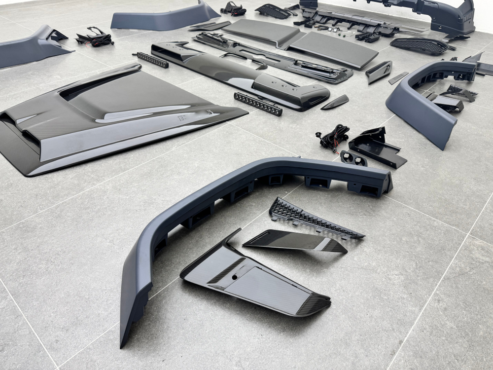 Карбоновый обвес Big B для Mercedes-Benz G-Class W465 G63 G500 G450d 2025+ гелик гелентваген Комплект экстерьера из карбона