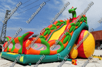 Коммерческий надувной батут-горка "Дракон" 15*7*11 м