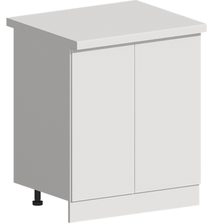 Кухня Модуль ШН 700 Белый / Белый Софт