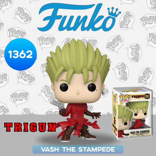 Фигурка Funko POP! Animation Trigun Vash The Stampede (1362) 68037 / Фигурка Фанко ПОП! по мотивам аниме "Триган", Вэш Ураган