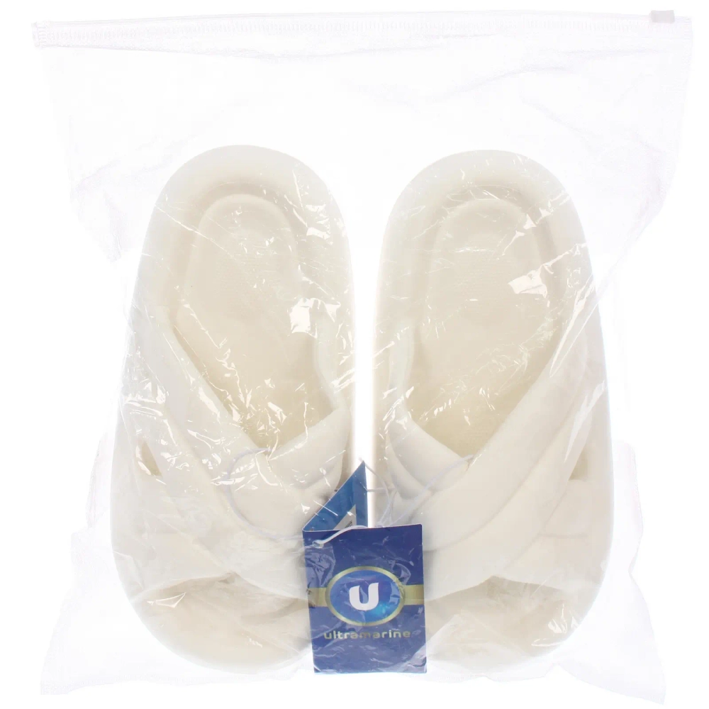 Шлепанцы женские «GRACE», цвет белый, р-р 40-41