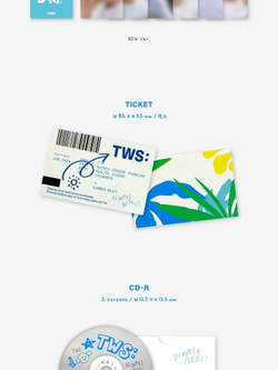 Альбом TWS - SUMMER BEAT! 2nd Mini Album 2 Version SET