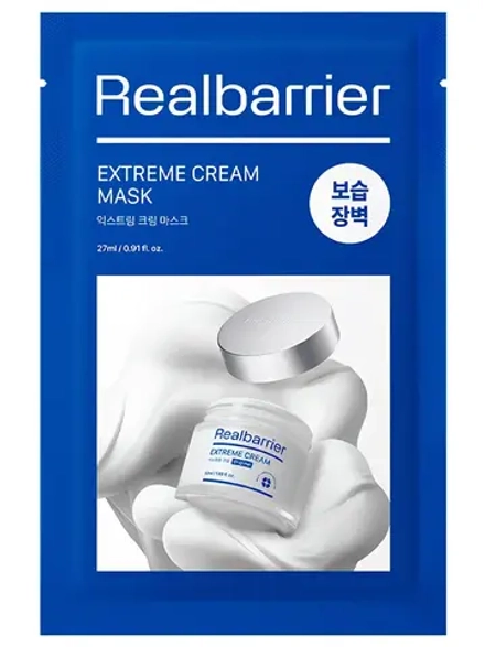 Real Barrier Ламеллярная восстанавливающая тканевая маска с керамидами Extreme Cream Mask 27 мл