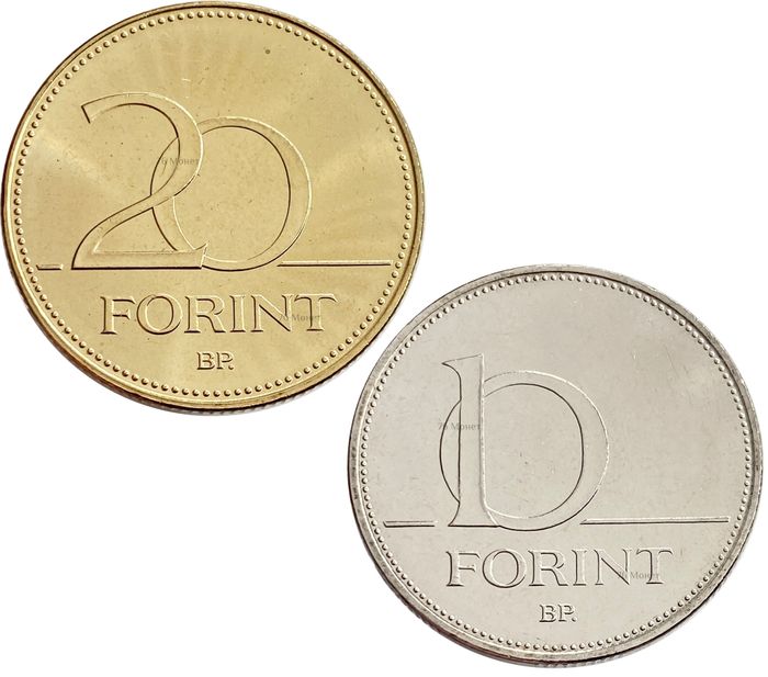 Набор монет Венгрии 2020 «Героям борьбы с пандемией коронавируса» (2 шт)