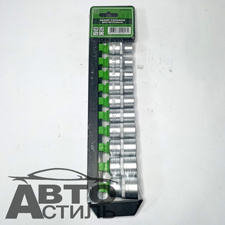 Набор головок  10пр АВТОТОРГ"АТ-4934 6-гран 1/2 (10-27мм) АТ55934