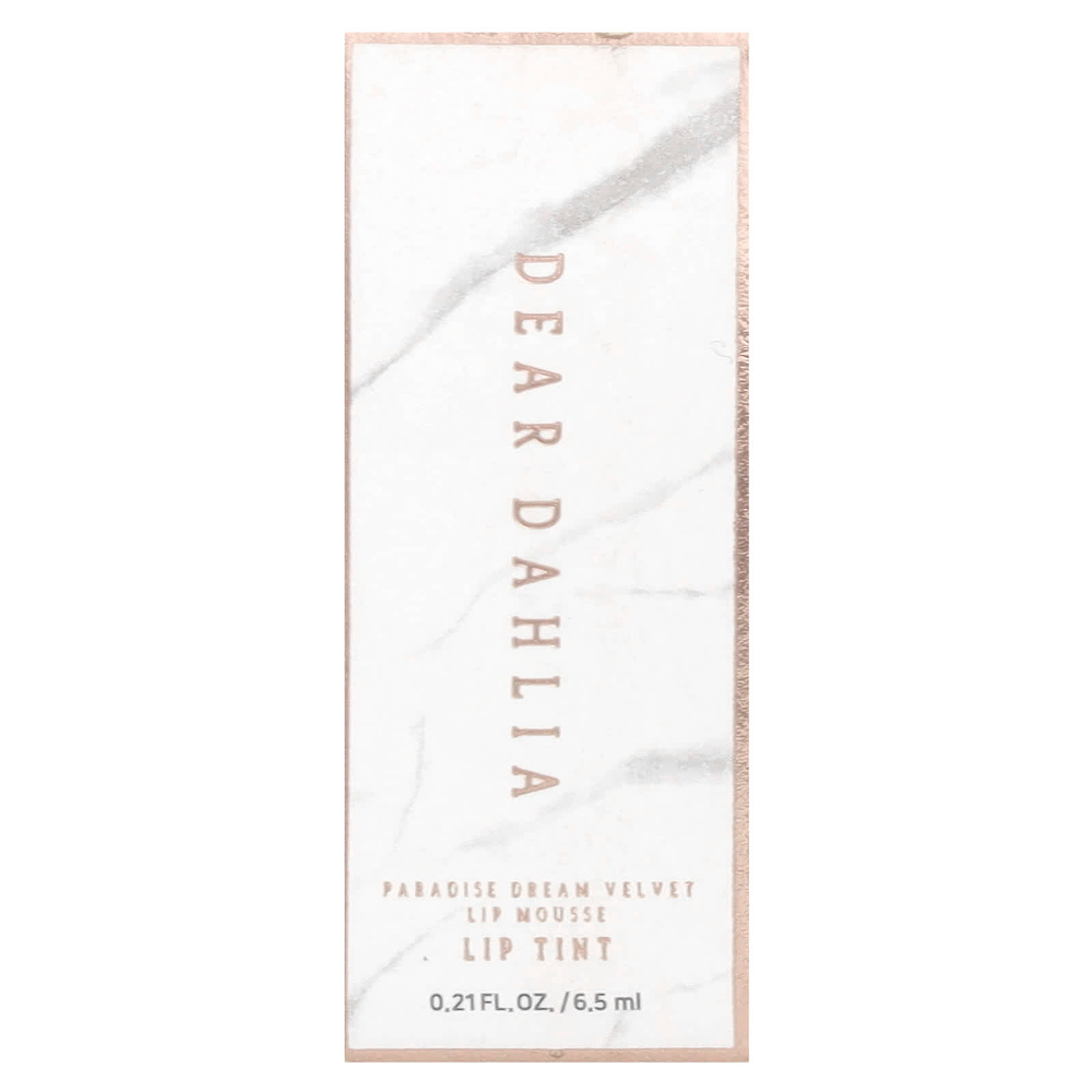 Dear Dahlia, Бархатный мусс для губ Paradise Dream, оттенок для губ, плюшевый, 6,5 мл (0,21 жидк. Унции)