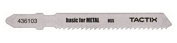 Пилка по металлу для электролобзика (Т118B, 5 шт. в упак.) Tactix 436103
