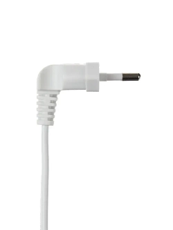 Удлинитель шнур бытовой электрический белый 3 метра с вилкой 90 градусов