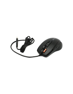Мышь игровая A4Tech X-718BK , черный , оптическая, 3000dpi , USB, 6 кнопок, RTL {20} (758994/94398)