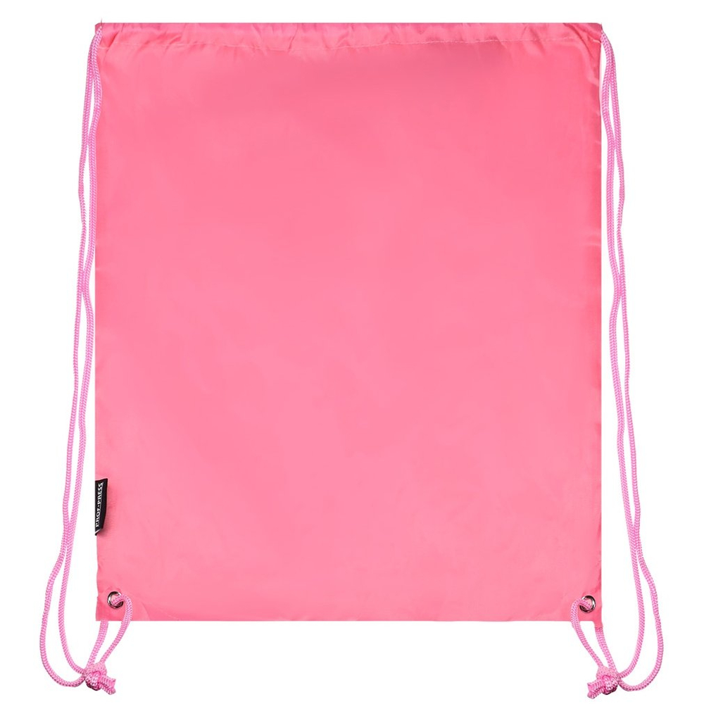 Мешок для сменной обуви 1 отделение Проф-Пресс, 340х450 мм, двойной шнурок, "Розовый"