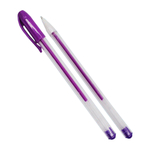 Ручка гелевая, Basir, цветные чернила, серия "Неон", прозрачный корпус, 12 шт