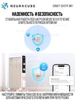 Умная Matter (WiFi) розетка Sonoff S61STPF (iPlug Gen2 S61s)