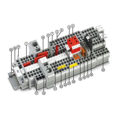 3031238 - ST 2,5-PE - Заземляющий клеммный модуль с пружинными зажимами