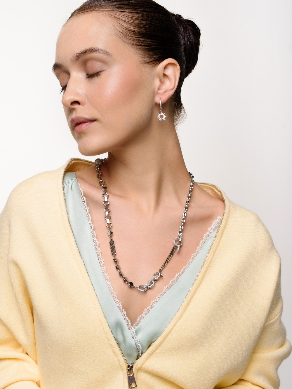 Колье "Shine Long" Silver