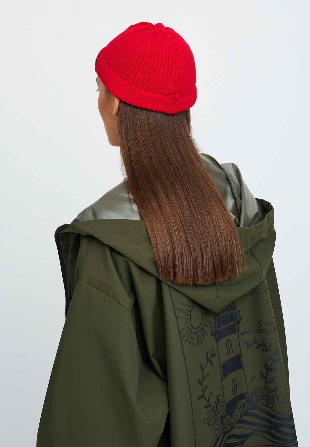 Плащ Kefirmaykifer оверсайз хаки