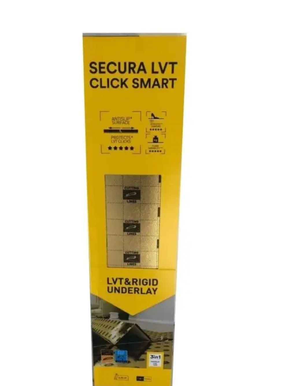 Подложка для ламината гармошка Arbiton Secura LVT Click Smart 1180x5300x1,5мм