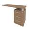 First Тумба приставная с топом правая KTP-2 (R) Дуб Табак 1300*500*765