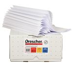 Бумага самокопирующая с перфорацией белая, 420х305 мм (12"), 2-х слойная, 900 комплектов, белизна 90%, DRESCHER, 110758