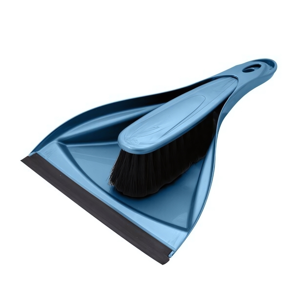 Набор щетка-сметка с совком Rock'n'Roll индиго