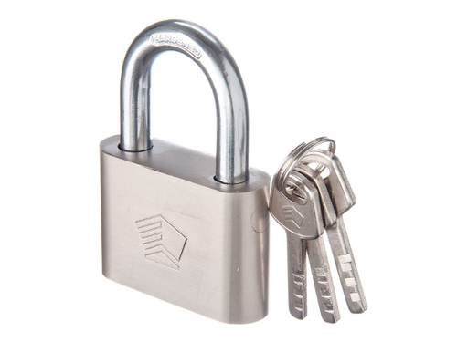 Замок навесной 60мм Ермак овал (60шт/кор)