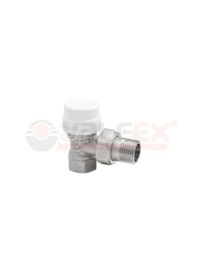 Клапан термостатический для радиатора угловой 3/4дюйм с доп. уплотнением (80/10) К VALFEX VF.031.TN.05