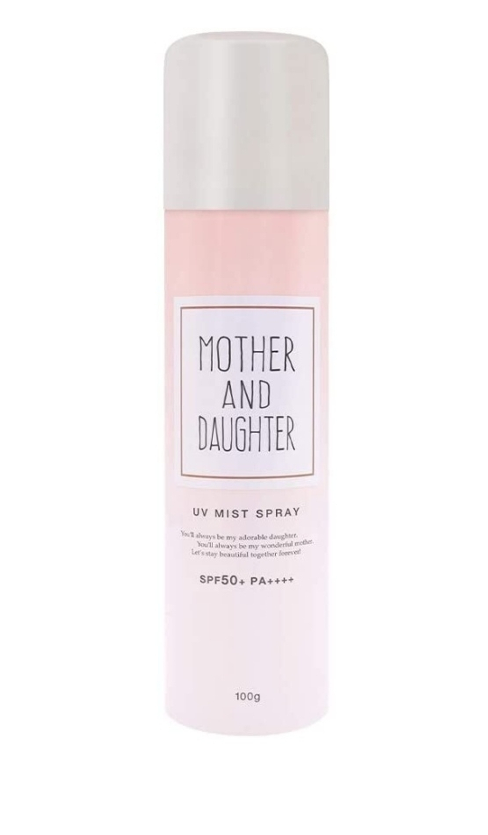MOTHER AND DAUGHTER - солнцезащитный мист-спрей SPF 50+ PA+++