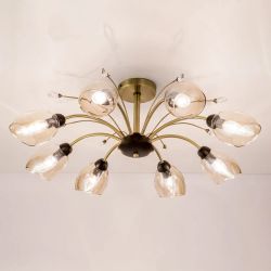 Citilux Комета CL108185 Люстра потолочная Бронза Венге