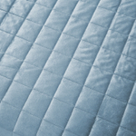 Велюровое покрывало в клетку и две наволочки OVL019