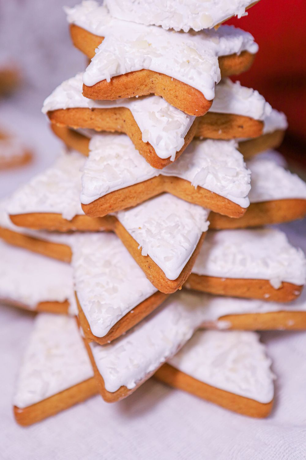 Сборная елка из пряников звезд 7 уровней