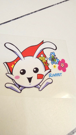 Наклейка - переводка Милый кролик (№7)