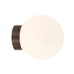 Светильник накладной MUNICH под лампу G9,  опаловое стекло,  основание цвета темная бронза,  D150xH168мм,  IP54