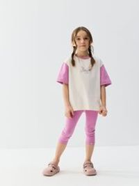 Лосины укороченные "Сиреневый крокус"