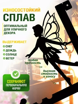 Кронштейны для кашпо Феи-3 шт черный