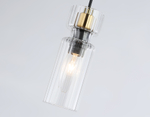 LH56111 BK/BS/CL черный/латунь/прозрачный E14 max 40W D65*1500