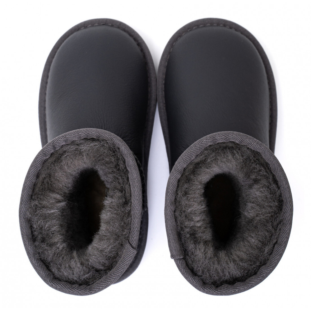 Ugg Kids Classic Short Metallic "Grey”