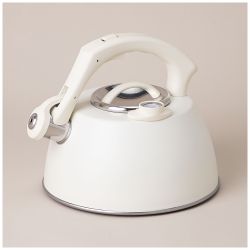 ЧАЙНИК AGNESS СО СВИСТКОМ, СЕРИЯ ТЮДОР, 2,8Л ТЕРМОАККУМУЛИРУЮЩЕЕ ДНО,ИНДУКЦИЯ,ВСТРОЕННЫЙ ТЕРМОМЕТР