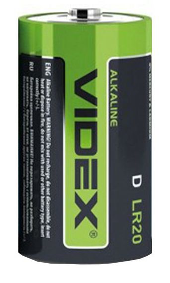 Батарейка алкалиновая D Videx LR20