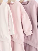 Свитшот и спортивные брюки в комплекте для малышей Next Q94-947, Розовый, Кремовый