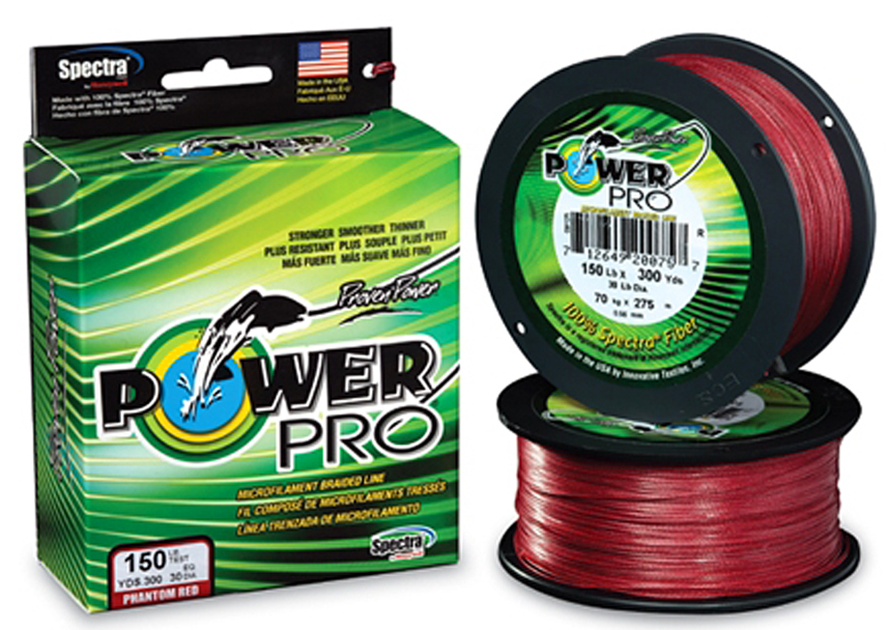 Плетеный шнур Power Pro 135м красный 0,15/9кг