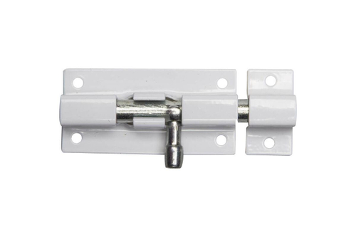 Шпингалет ШП-40мм белый с цинком 102050 3Т-4