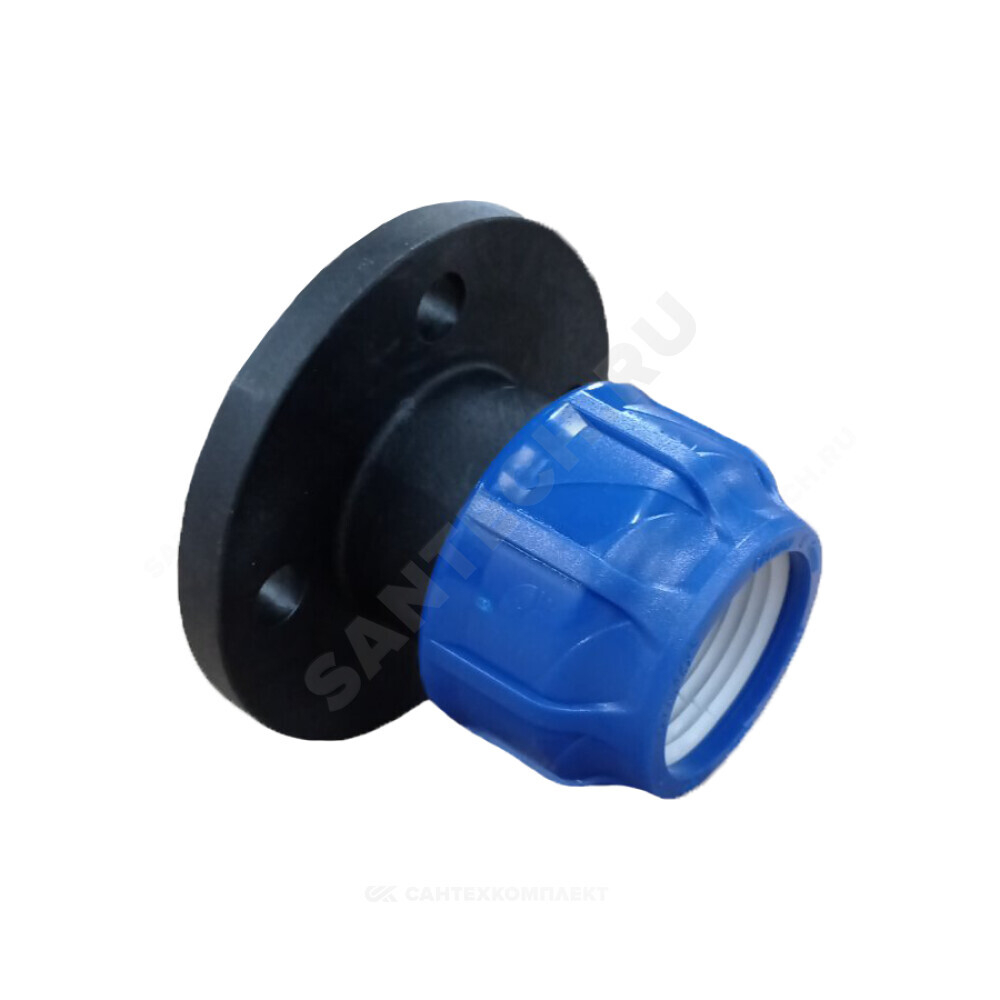 Соединение фланцевое компрессионное ПЭ Дн 40х1 1/2" Ру16 VALFEX 1210012740112