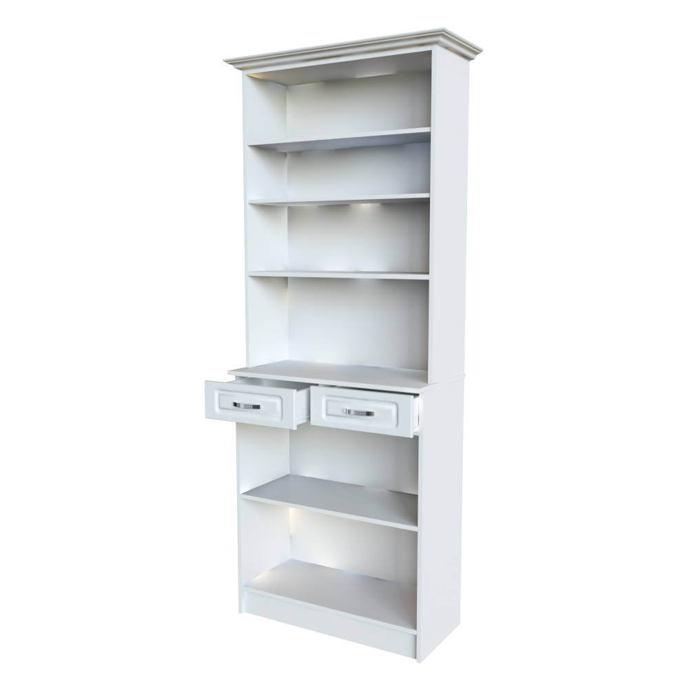 Буфет Прованс 08 клен кремовый, клен бирюза, клен серый, клен белый, дуб канадский, дуб канадский белый