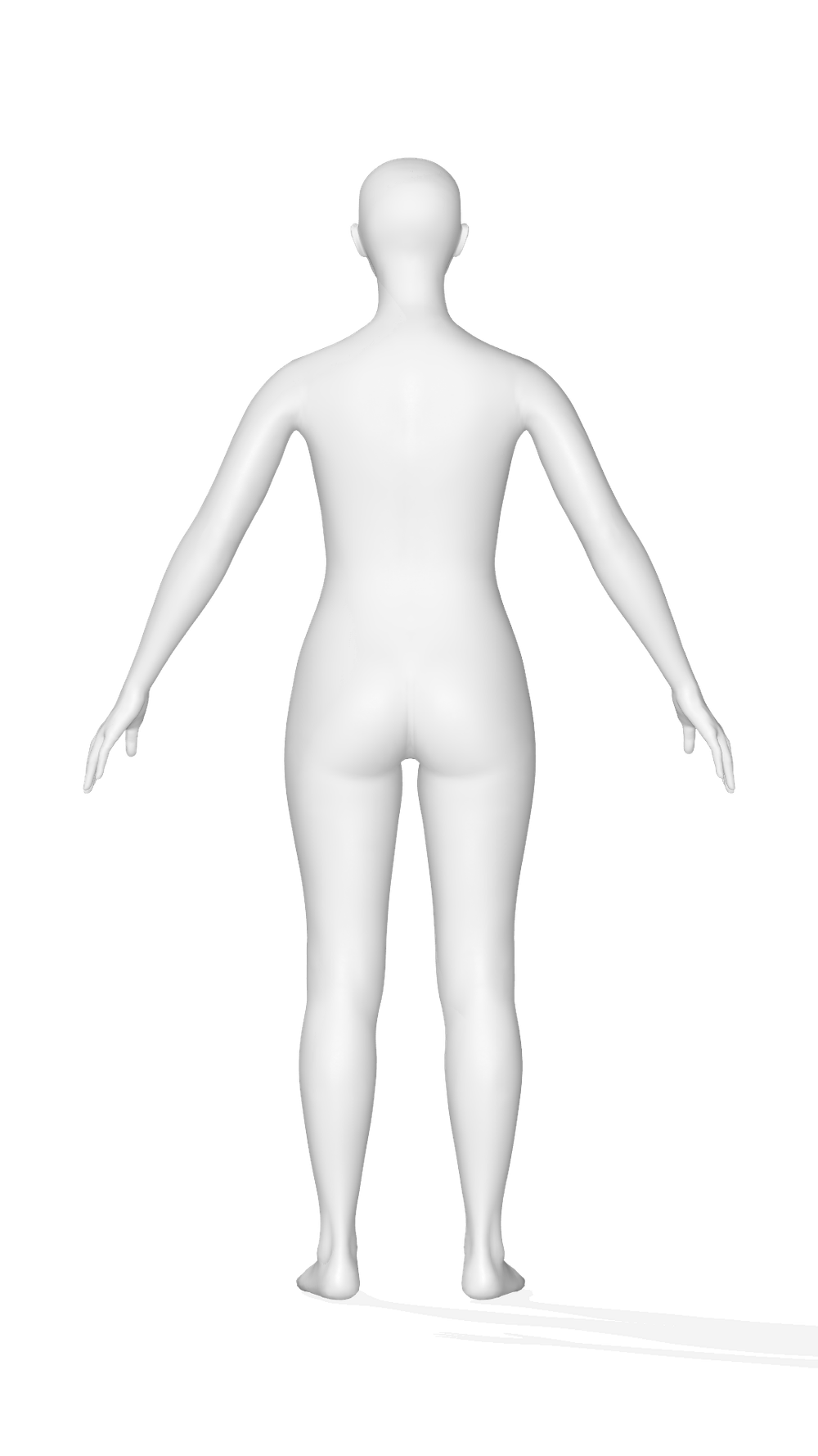 3D аватар манекена Моника
