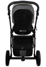 Детская коляска Roan Esso 3 в 1 с автокреслом Tutis Elo Lux EduSky Black ESS114/1 Grey/Black