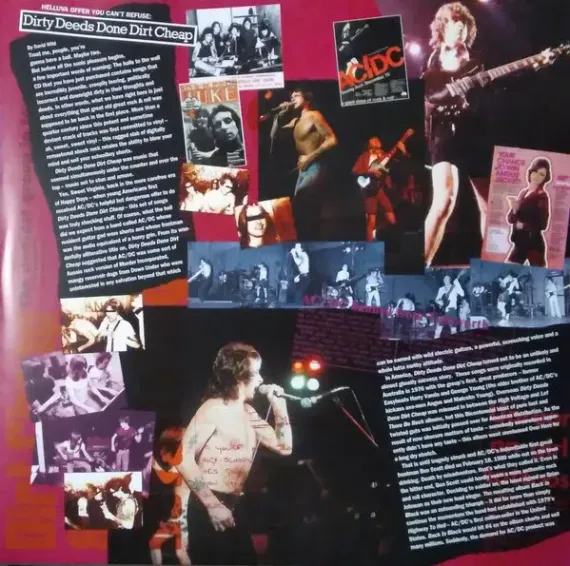 AC/DC – Dirty Deeds Done Dirt Cheap (Coloured Gold) LP