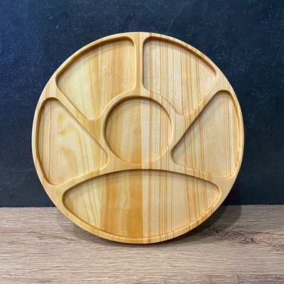 Круглая менажница на 6 секций